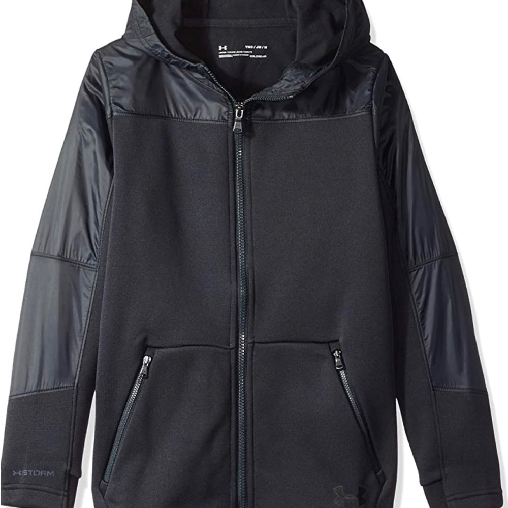 Under Armour Black Storm Swacket Youth Medium Boys